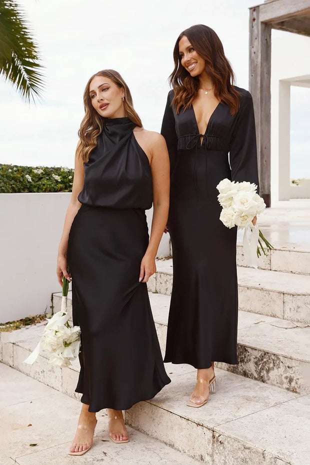Esther Langes Kleid - Schwarz