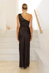 Victoria Langes Kleid - Schwarz