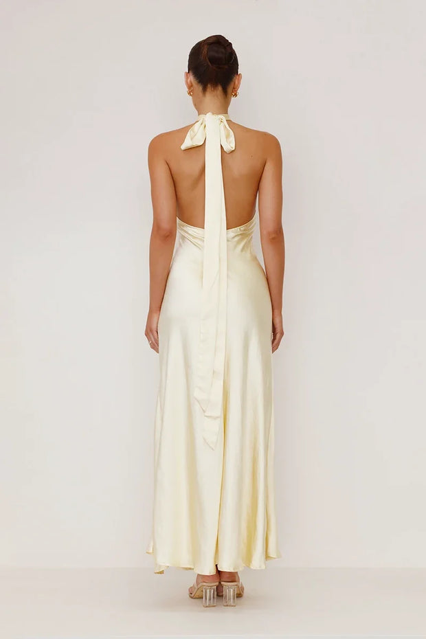 Amalia Langes Kleid - Gelb