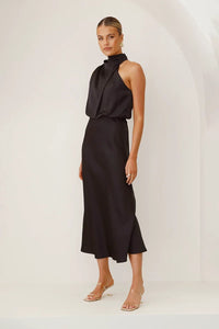 Esther Langes Kleid - Schwarz