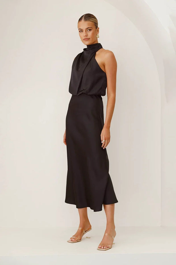 Esther Langes Kleid - Schwarz