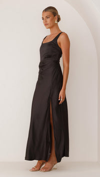 Alaria Langes Kleid - Schwarz