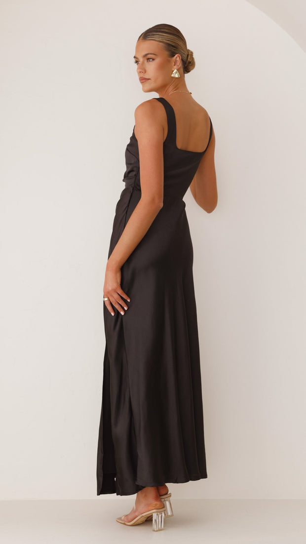 Alaria Langes Kleid - Schwarz
