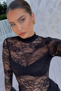 Midnight Lace Dream Langes Kleid