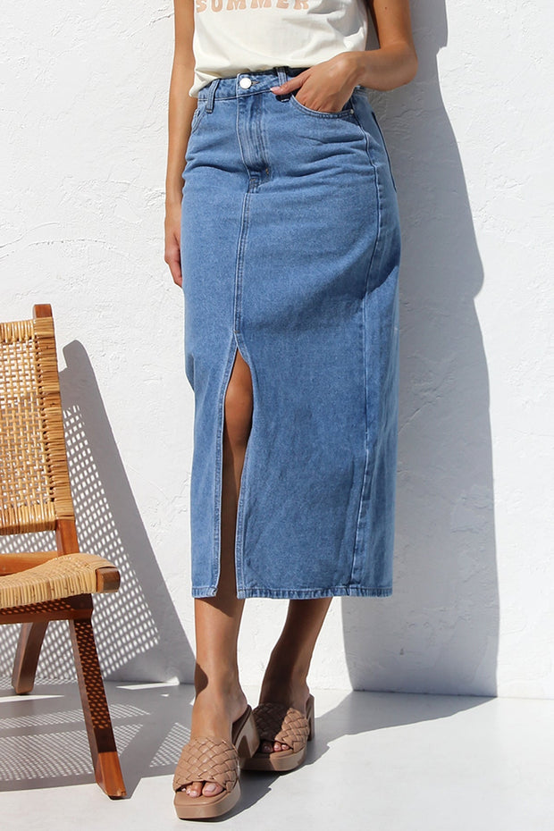 April Jeansrock im modernen Stil