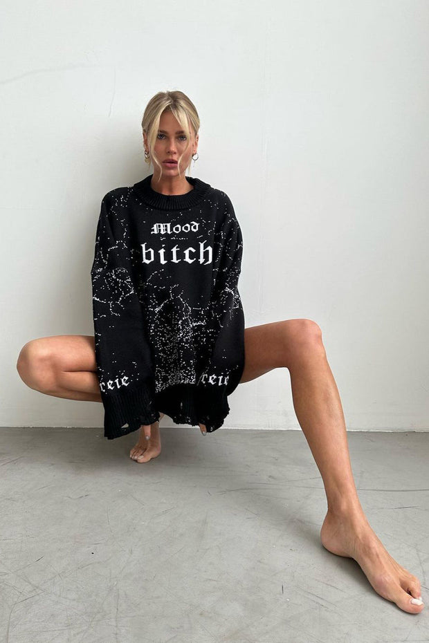 Oversize Streetwear Hoodie mit Used-Look im modernen Stil