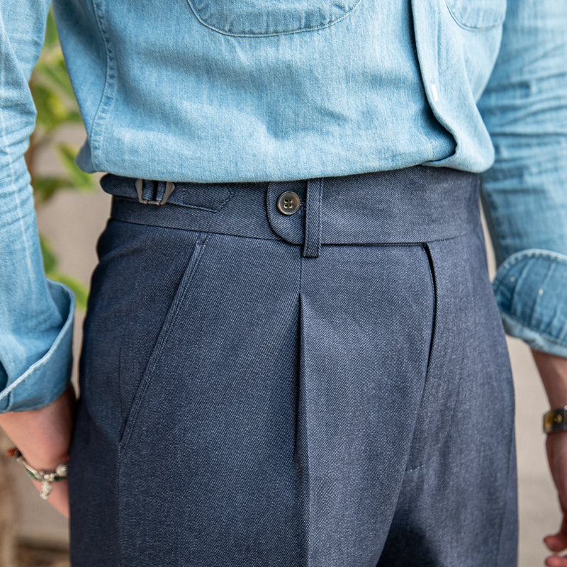 Hose aus Baumwolltwill mit geradem Schnitt