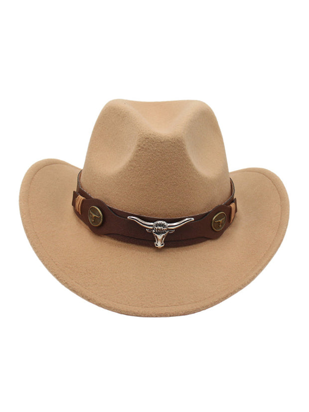Western Stierkopf Deko Cowboy Cowgirl Hut im modernen Stil