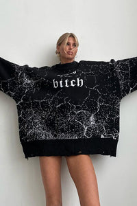Oversize Streetwear Hoodie mit Used-Look im modernen Stil