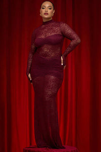 Midnight Lace Dream Langes Kleid