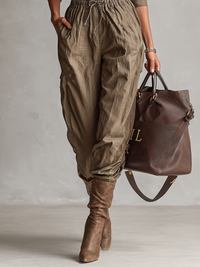 Overall mit Hemdkragen, Knöpfen und Kordelzug, lässig