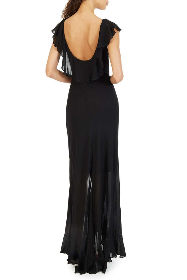 figurbetontes Kleid mit Schlitz und figurbetontem Schnitt