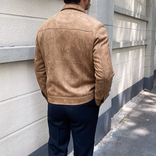 Jacke aus Wildleder mit Western-Details