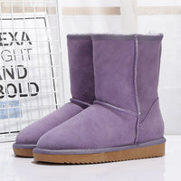 Damen-Winterstiefel aus Wildleder mit warmem Innenfutter - Thalia