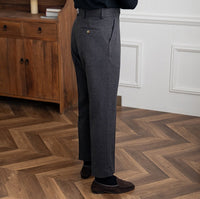 Hose aus Wollfilz mit geradem Schnitt