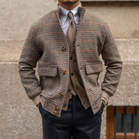 Jacke mit Prince-of-Wales-Muster