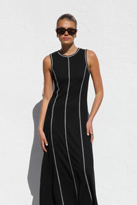 Ariana Kleid SCHWARZ im modernen Stil