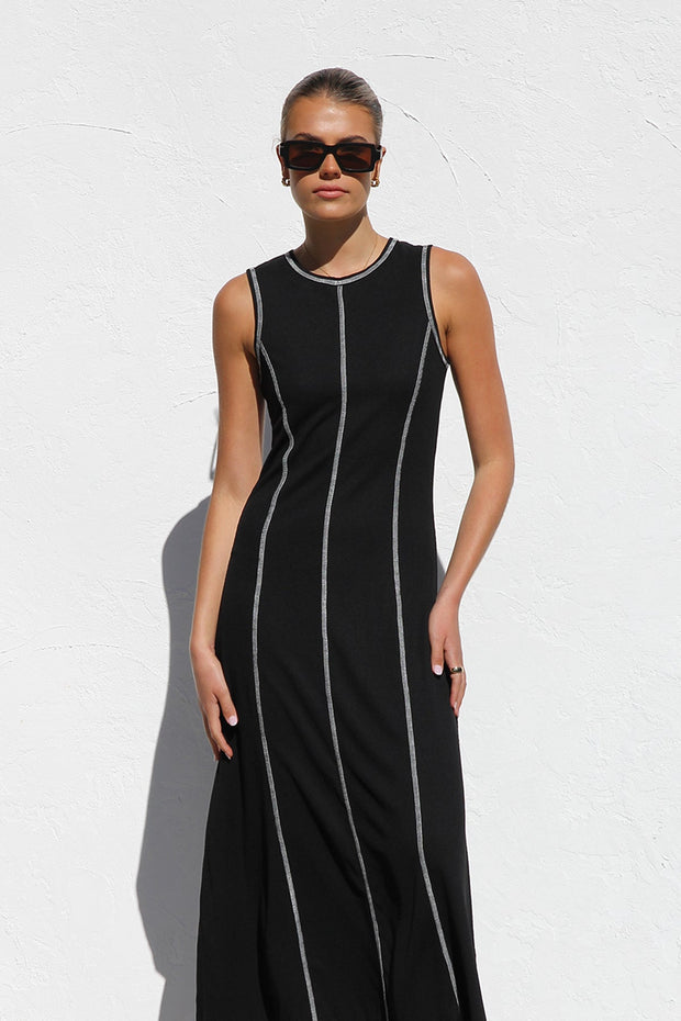 Ariana Kleid SCHWARZ im modernen Stil