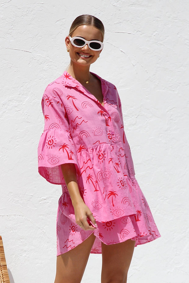 Shelby Kleid ROSA im modernen Stil