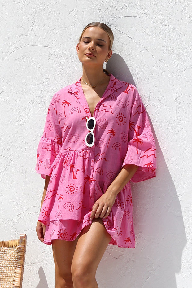 Shelby Kleid ROSA im modernen Stil