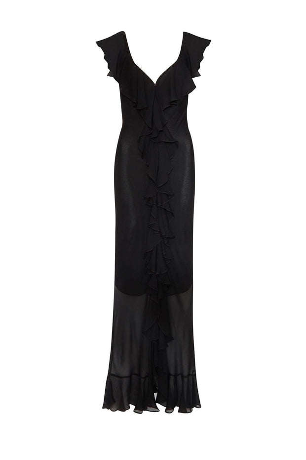 figurbetontes Kleid mit Schlitz und figurbetontem Schnitt