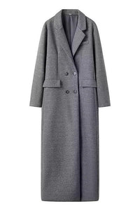 Urban Oversize Maßgeschneiderter Wollmantel im modernen Stil