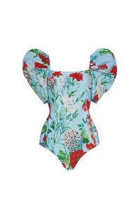 Bikini-Set im französischen Stil mit Spitzenbesatz und Bindebändern im modernen Stil