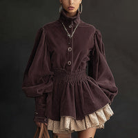 Western Retro Stil Herbst- und Winter-Neues Wildlederkleid
