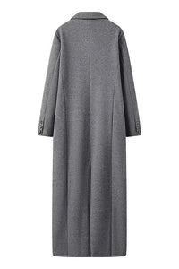 Urban Oversize Maßgeschneiderter Wollmantel im modernen Stil