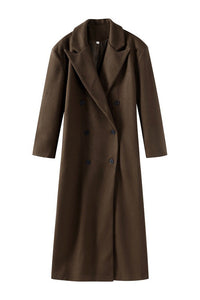 Winter Urban Pendler Mantel mit lockerem Schnitt im modernen Stil