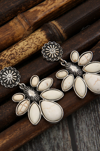 Boho Blumenhänger Ohrringe