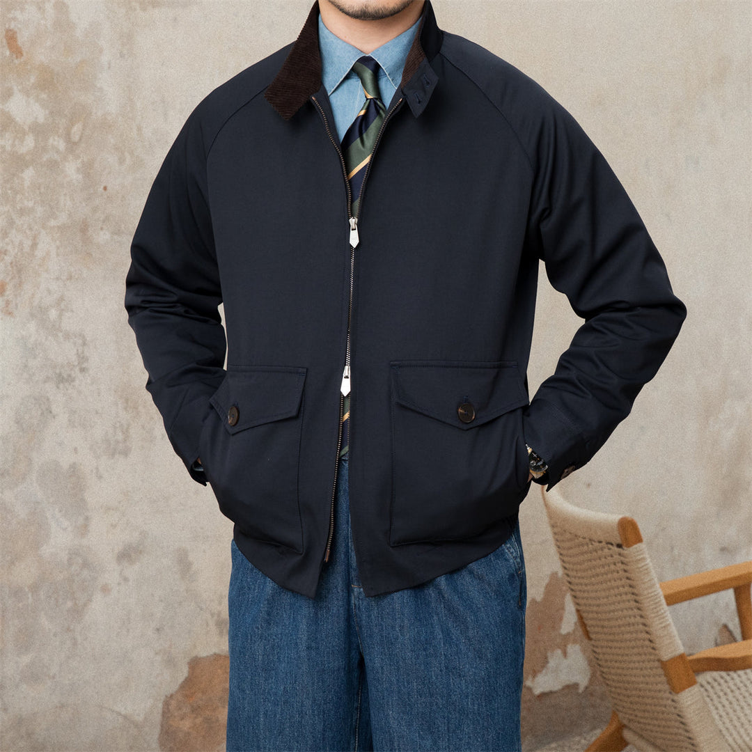 Harrington-Jacke aus Cord