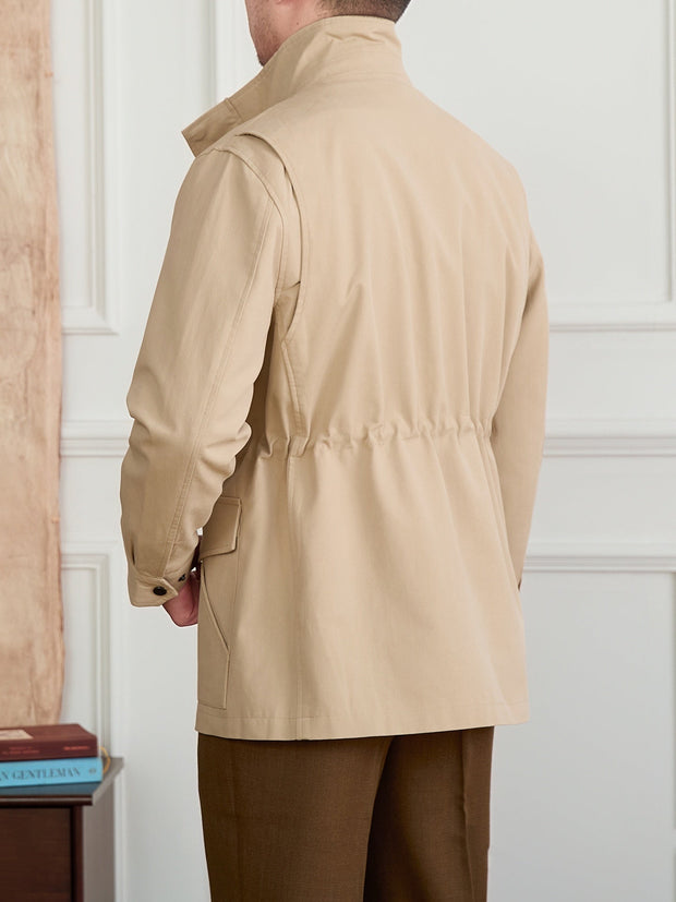 Jagdjacke aus Baumwollmischung mit Jagd-Details