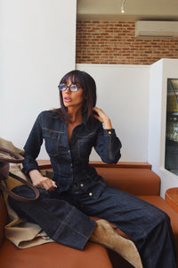 Vogue Street Deep Indigo Denim-Set im modernen Stil