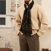 Jacke aus Wollmischung und Tweed