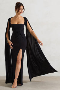 Queen's Cape - Kleid mit Schlitz im modernen Stil