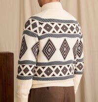 Pullover aus Wollmischung mit Fair-Isle-Muster