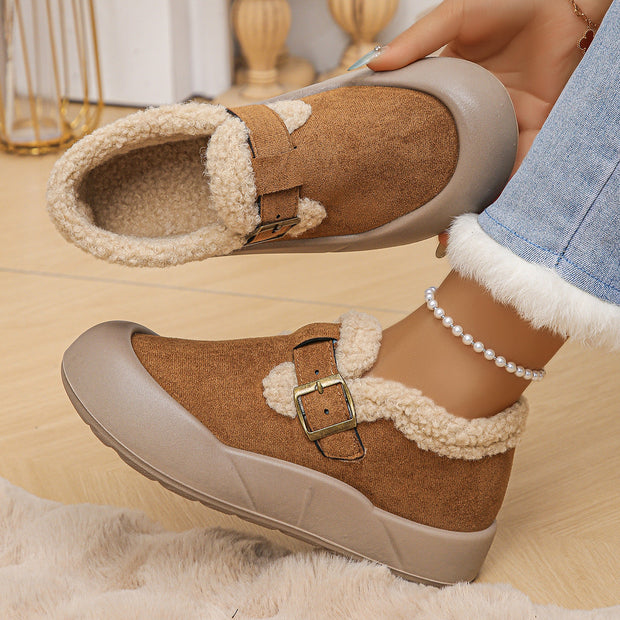 Damen Winterclogs mit verstärkter Spitze und Schnalle - Renate