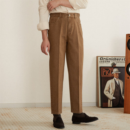 Hose aus Baumwolle und Denim