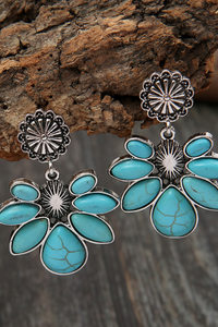 Boho Blumenhänger Ohrringe