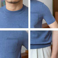 T-Shirt aus Leinenmischung