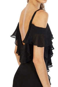 figurbetontes Kleid mit Schlitz und figurbetontem Schnitt