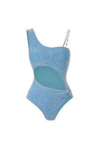Badeanzug-Set im Resort-Stil mit Ausschnitten im modernen Stil