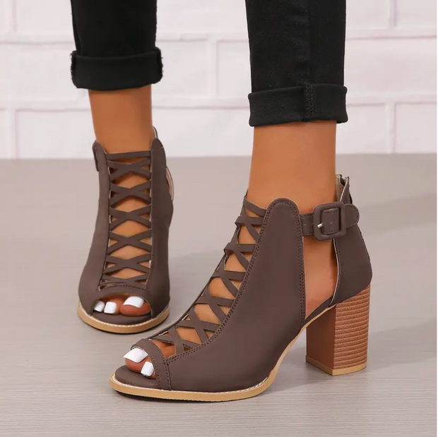 Lisa - Die Retro-High-Heels mit klobigem Absatz