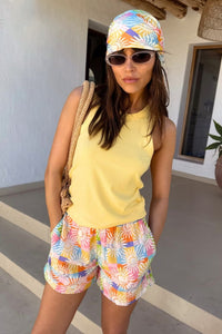 Casual-Shorts Zweiteiler Set im modernen Stil
