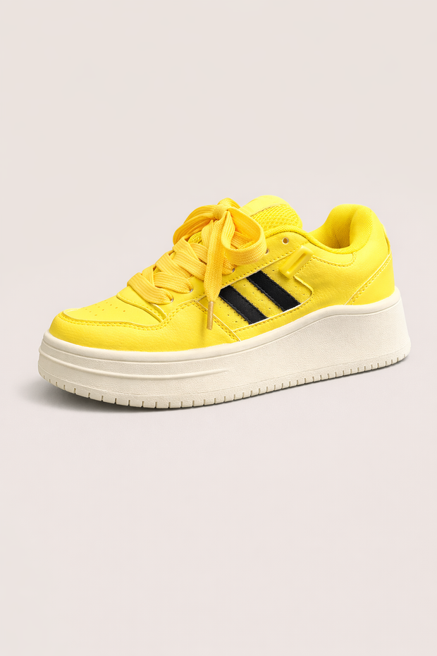 Damen-Turnschuhe mit Plateausohle - Kaira
