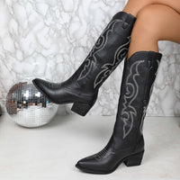 Cowboystiefel aus Leder für Frauen - Nereyda