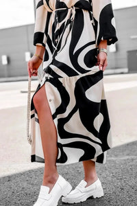 Mühelos schickes Maxikleid mit Muster