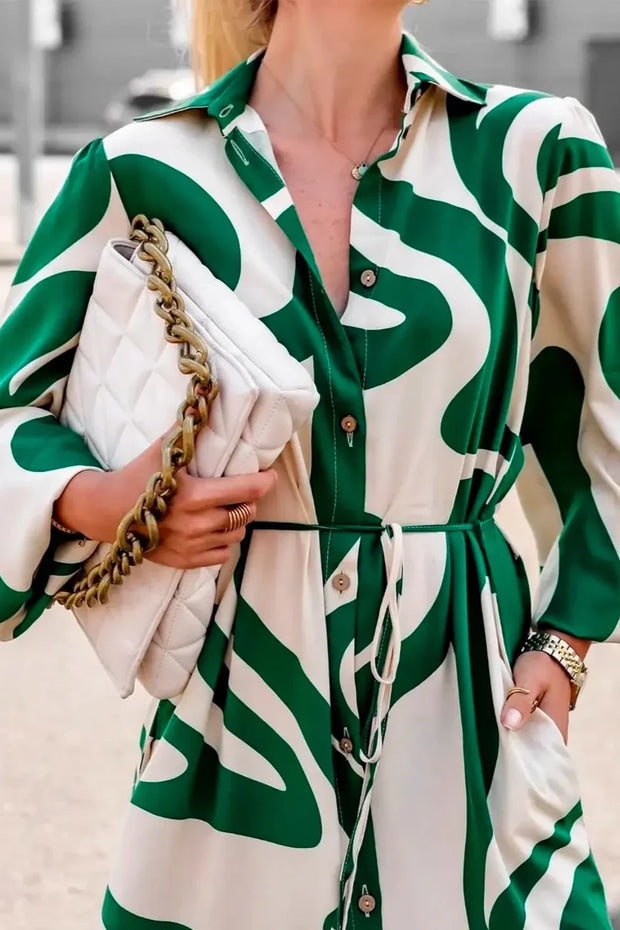 Mühelos schickes Maxikleid mit Muster