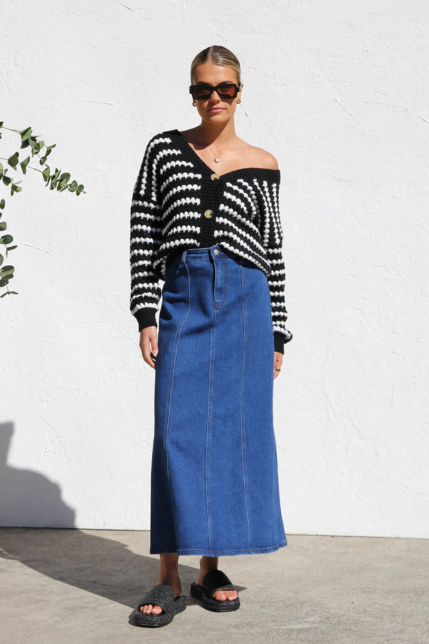 Jeansrock „Janah“ im modernen Stil